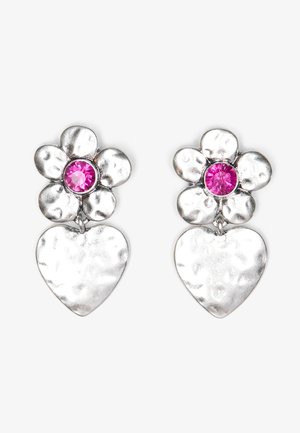 Earrings - silver-coloured