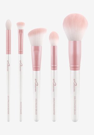 DAILY ESSENTIALS BRUSH SET - CANDY - Makeupbørstesæt - pearl white/candy pink