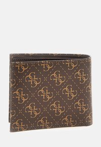 Guess MITO BILLFOLD WITH COIN - Piniginė - bruin multi