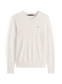 ESSENTIAL V NECK - Jersey de punto - ivory petal