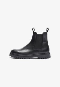 LEATHER - Støvletter - black