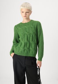 VILA VIREBA O NECK TOP - Pulover - cactus