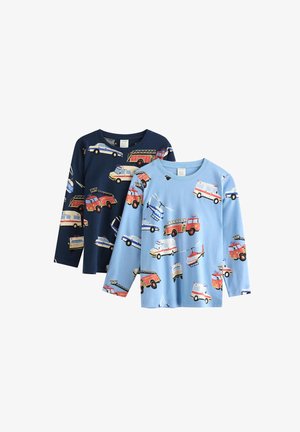 2-PACK SOS - Bluză cu mânecă lungă - dark blue