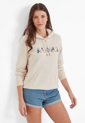 Hoodie - ecru marl