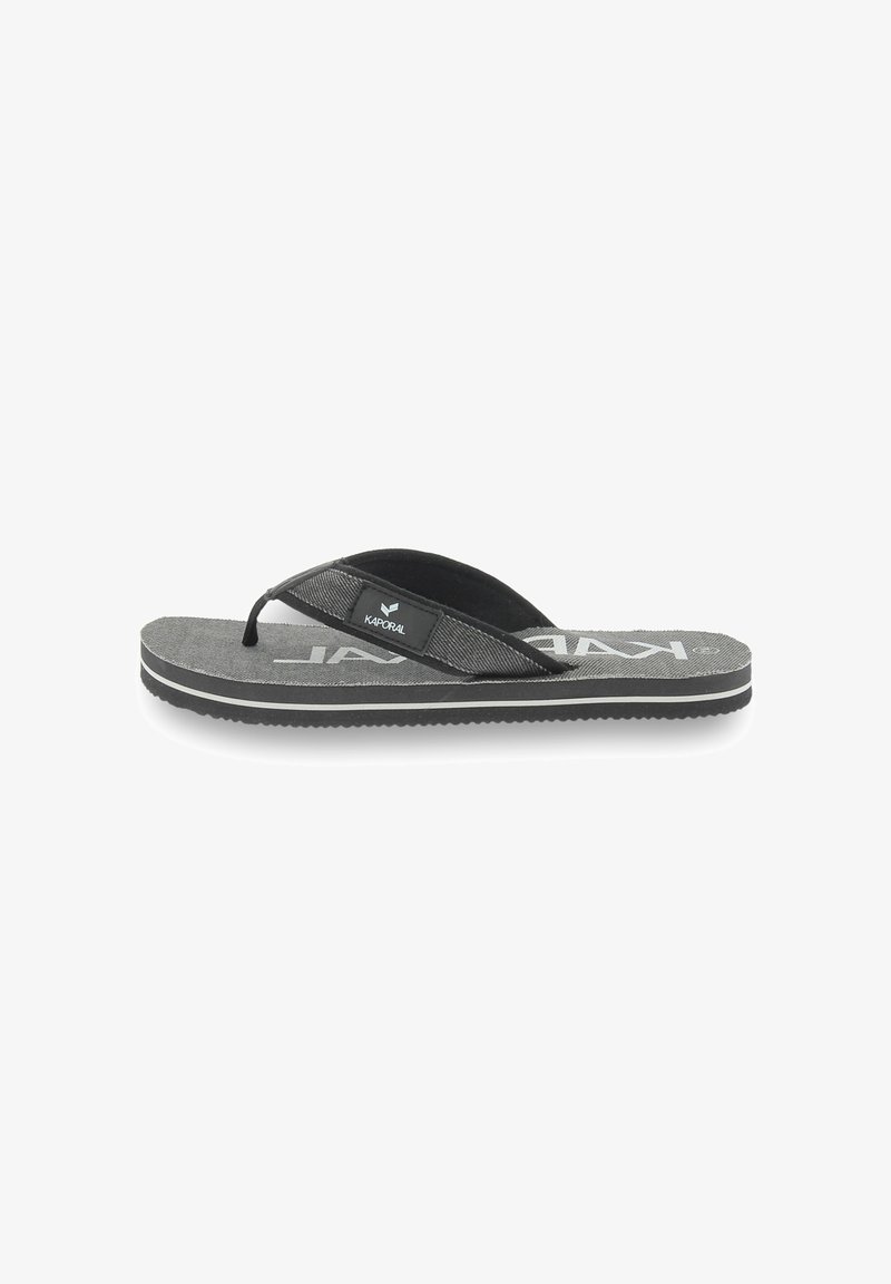 Kaporal DASTONY - Sandales tongs - dark grey