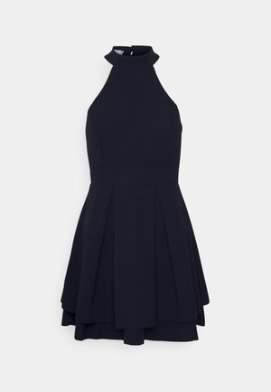 WAL G PETITE CHERYL HALTER NECK SKATER DRESS - Cocktail φόρεμα / Φόρεμα για πάρτι - navy