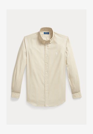 Polo Ralph Lauren, CUSTOM FIT STRIPED BROADCLOTH SHIRT - Πουκάμισο - coastal beige white