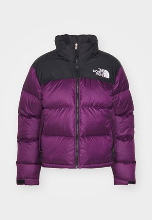 RETRO NUPTSE JACKET - Puhovka - black/currant purple