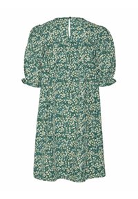 VERO MODA Girl DITSY VIVIKA SHORT - Denní šaty - dark forest