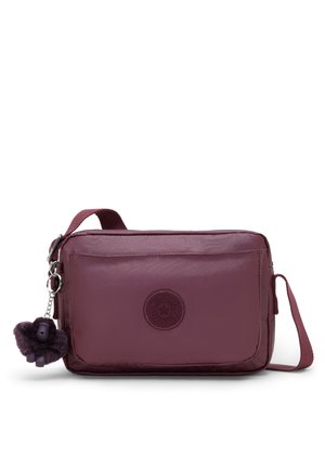 Kipling, BASIC PLUS ABANU UMHÄNGETASCHE M 24 CM - Schoudertas - grape wine metallic coloured