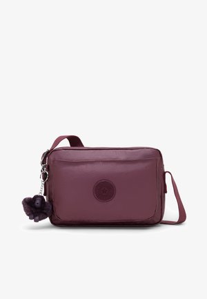 Kipling, BASIC PLUS ABANU UMHÄNGETASCHE M 24 CM - Schoudertas - grape wine metallic coloured