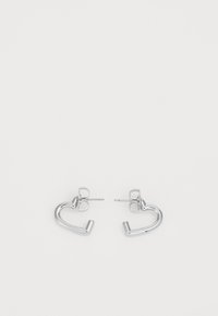 HEART YOU HOOPS - Brincos - silver-coloured
