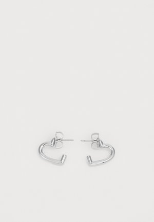 HEART YOU HOOPS - Ohrringe - silver-coloured