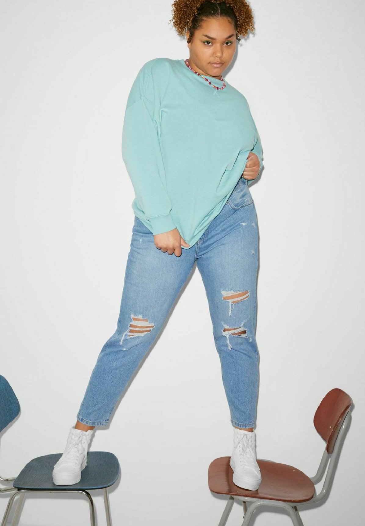 CLOCKHOUSE Slim fit jeans - denim light 
