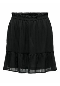 JDY GERÜSCHTER - Falda acampanada - black