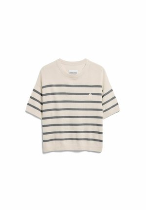 ARMEDANGELS, STRIPE - T-Shirt print - undyed-space steel