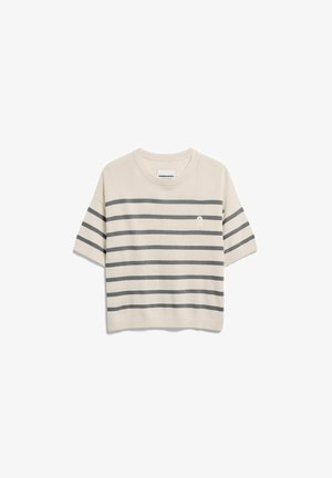 ARMEDANGELS, STRIPE - T-Shirt print - undyed-space steel