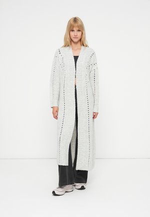 OCEANIC DUSTER CARDIGAN - Kardigán - light grey heather