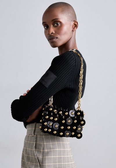 Rabanne SAC MAIN - Umhängetasche - black/gold-coloured