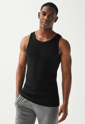 TWO PACK - Tops - black ribbed