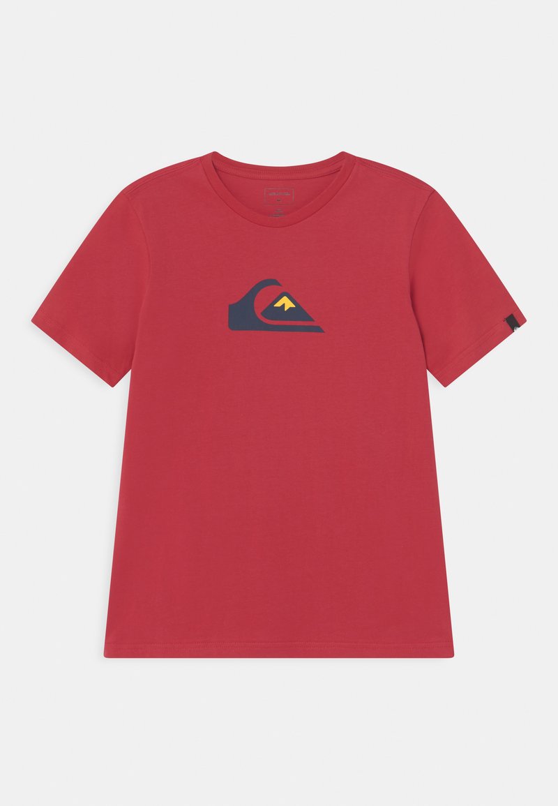 Quiksilver COMP LOGO TEE - T-shirt estampada - american red