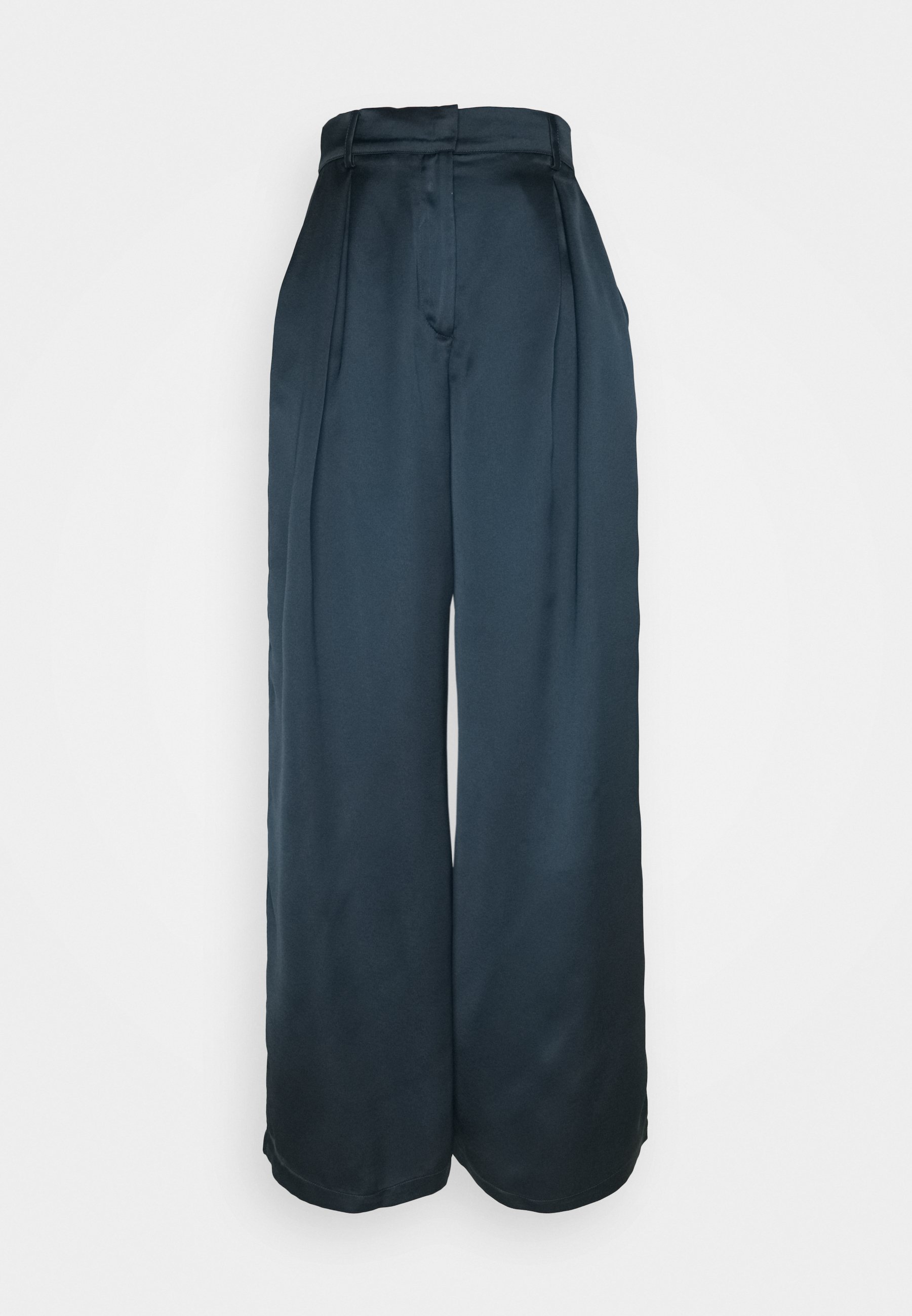 NU-IN PALAZZO PANTS - Pantaloni - blue/nero - Zalando.it