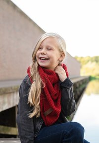 Knit Factory COCO - Halsdoek - bordeaux