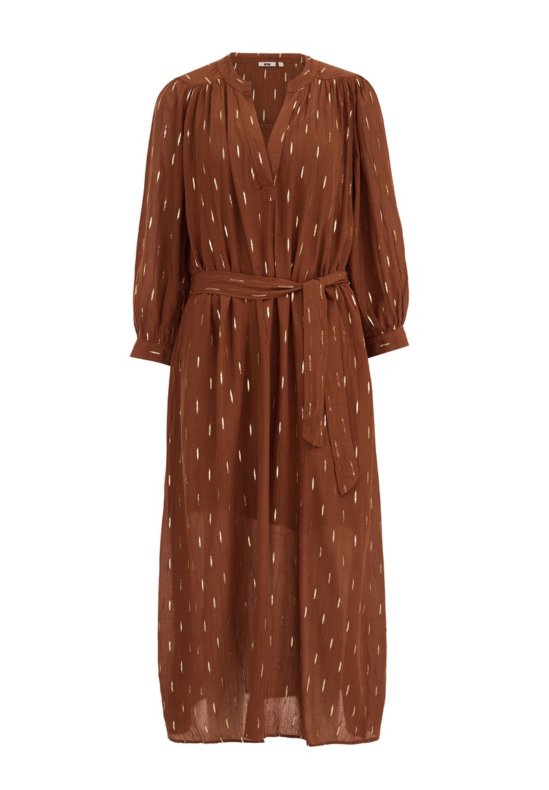 WE Fashion Jurk bruin WE Fashion Jurk bruin