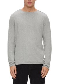QS LEICHTER - Strickpullover - grau meliert
