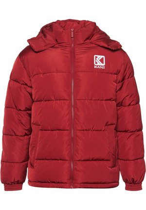 OG HOODED PUFFER - Winter jacket - dark red