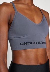 Under Armour VANISH SEAMLESS LOW - Sport-BH med lätt stöd - castlerock/black