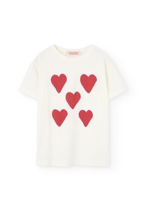 ROOSTER UNISEX - T-Shirt print - raw white