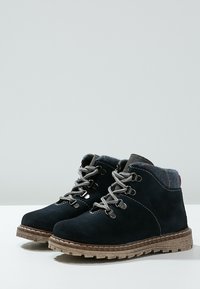 Friboo Botines con cordones - blue