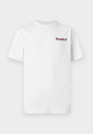 ACE TEE DOUBLE SUN UNISEX - Μπλουζάκι με στάμπα - bright white