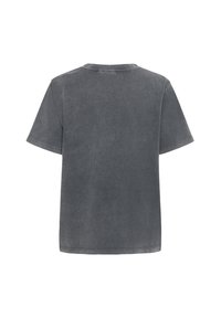 Kaffe VIA  - T-shirt imprimé - black acid wash w chalk aop