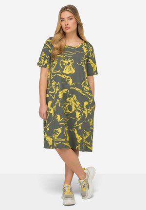 LAURASØN RUNDHALS HALBARM - Trikoomekko - dark gray
