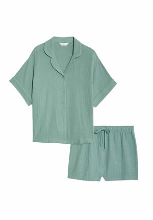 Marks & Spencer REVERE SET - Pyjama set - faded green