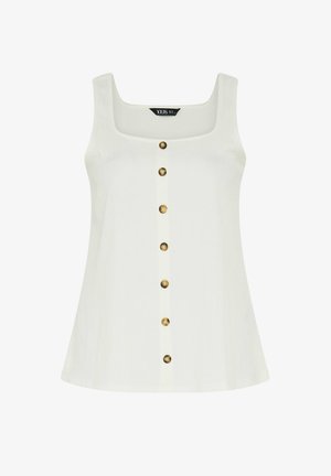 Yours Clothing, PLUS SIZE VESTS & CAMIS. - Top - white