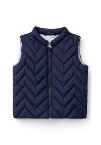 United Colors Of Benetton Weste Damen Herren - V-Ausschnitt Mit Rippstrick Kragen