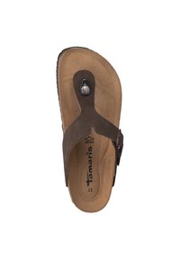 Tamaris T-bar sandals - mocca