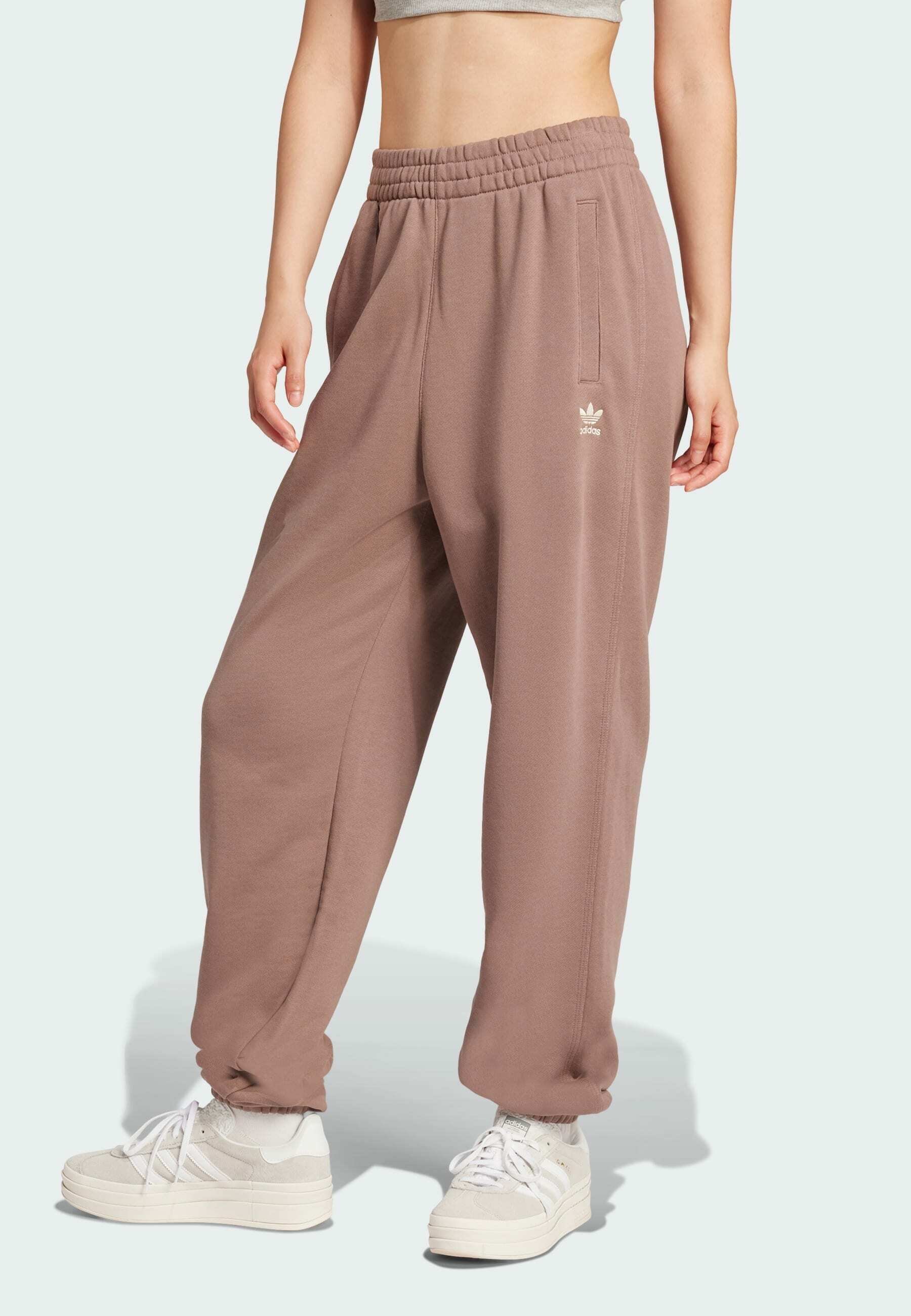 Track Pants Brown Tracksuit Bottoms Adidas Originals ESSENTIALS