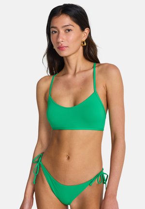 SOL SEARCHER LACE UP TRILET - Haut de bikini - summer green