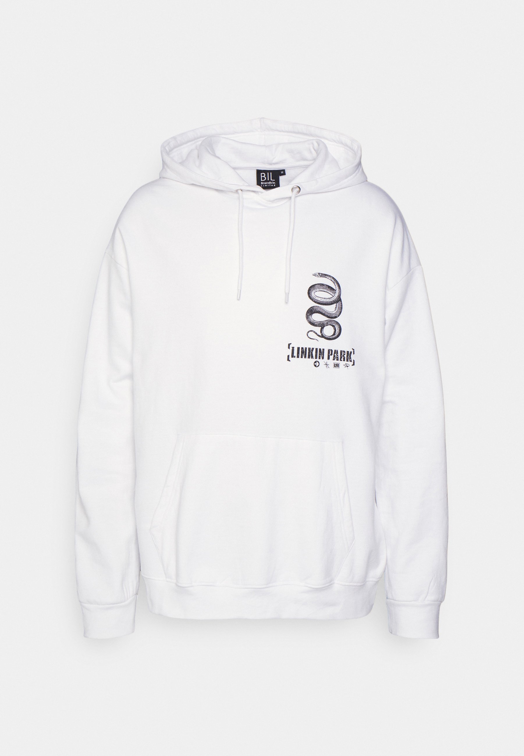 Pier One LINKIN PARK HOODIE UNISEX - Felpa con cappuccio - white/bianco -  Zalando.it