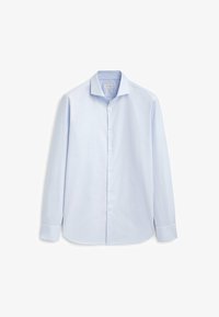 Selected, mottled light blue