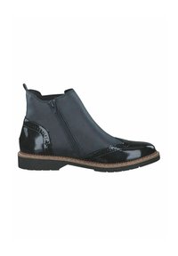 s.Oliver CHELSEA - Kauboi/mootorratturi poolsaapad - navy comb