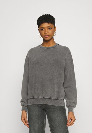 OVERSIZED ACID WASH SWEATSHIRT - Bluza - grey