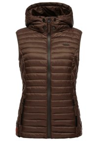 Marikoo - HASENPFOTE - Bodywarmer - dark choco Miniatuurafbeelding 1