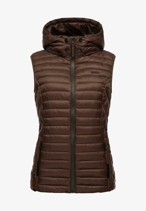 HASENPFOTE - Waistcoat - dark choco