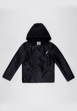 Giacca in similpelle - black