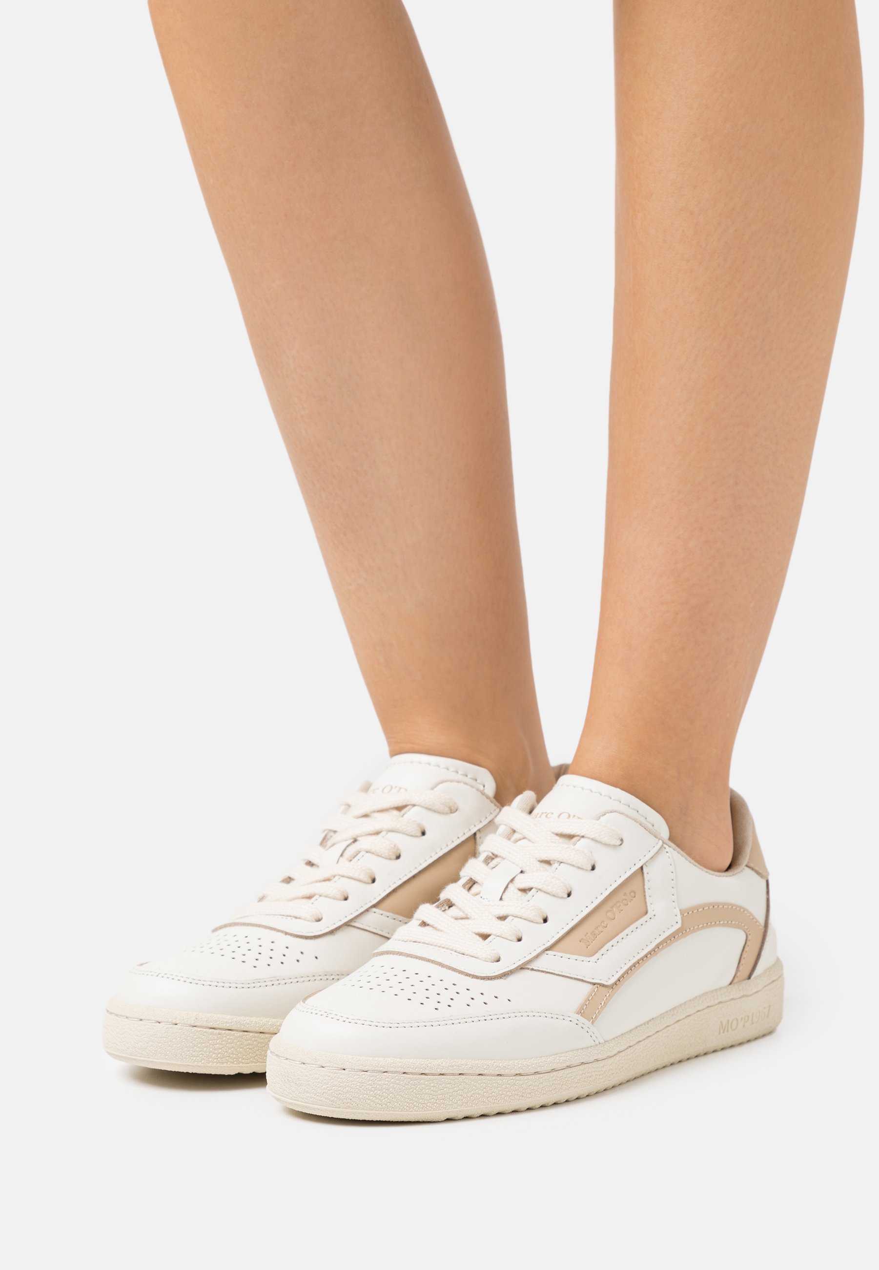 Marc O'Polo COURT - Sneakers laag - offwhite/sand/crème - Zalando.nl
